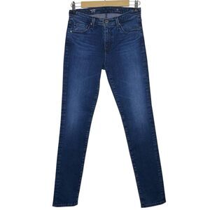 AG Adriano Goldschmied Prima Jeans Womens 26 Blue Cigarette Leg Dark NWT